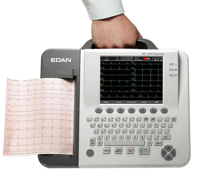 EDAN Express/SE-1201 ЭКГ - 12-канальный электрокардиограф 