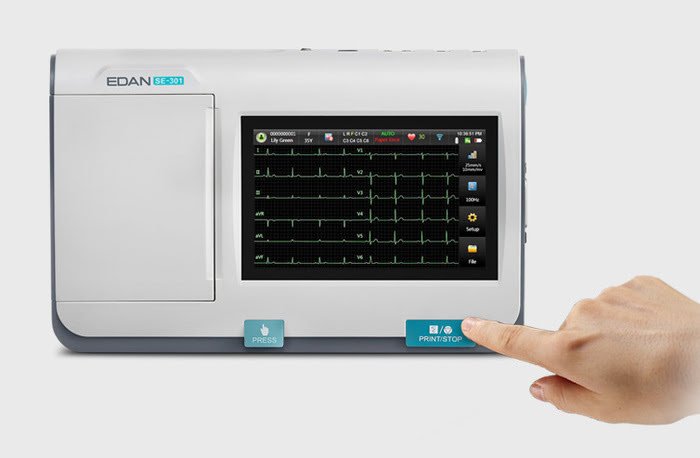 EDAN SE-301 ЭКГ - Электрокардиограф