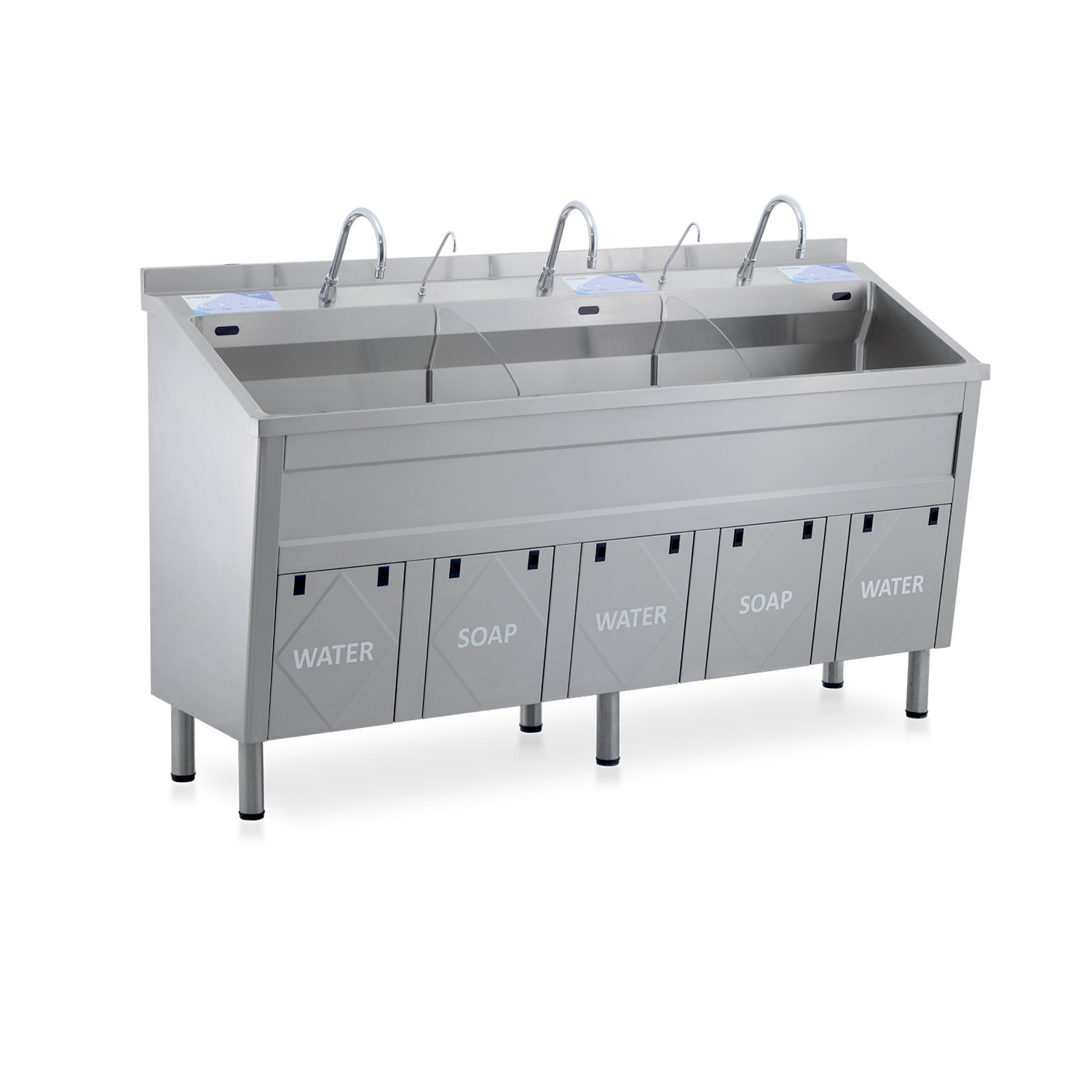 UZUMCU Хирургический Умывальник, Тройной